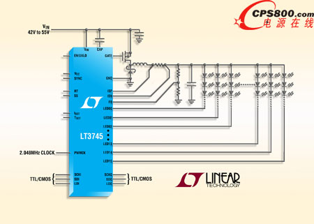 ���cУ���ͻҶȵȼ��{���16ͨ��50mA������LED����