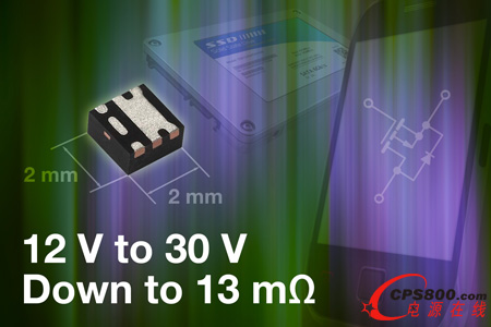 Vishay�Ƴ�С�ߴ��TrenchFET&reg; Gen III P�ϵ�����MOSFET